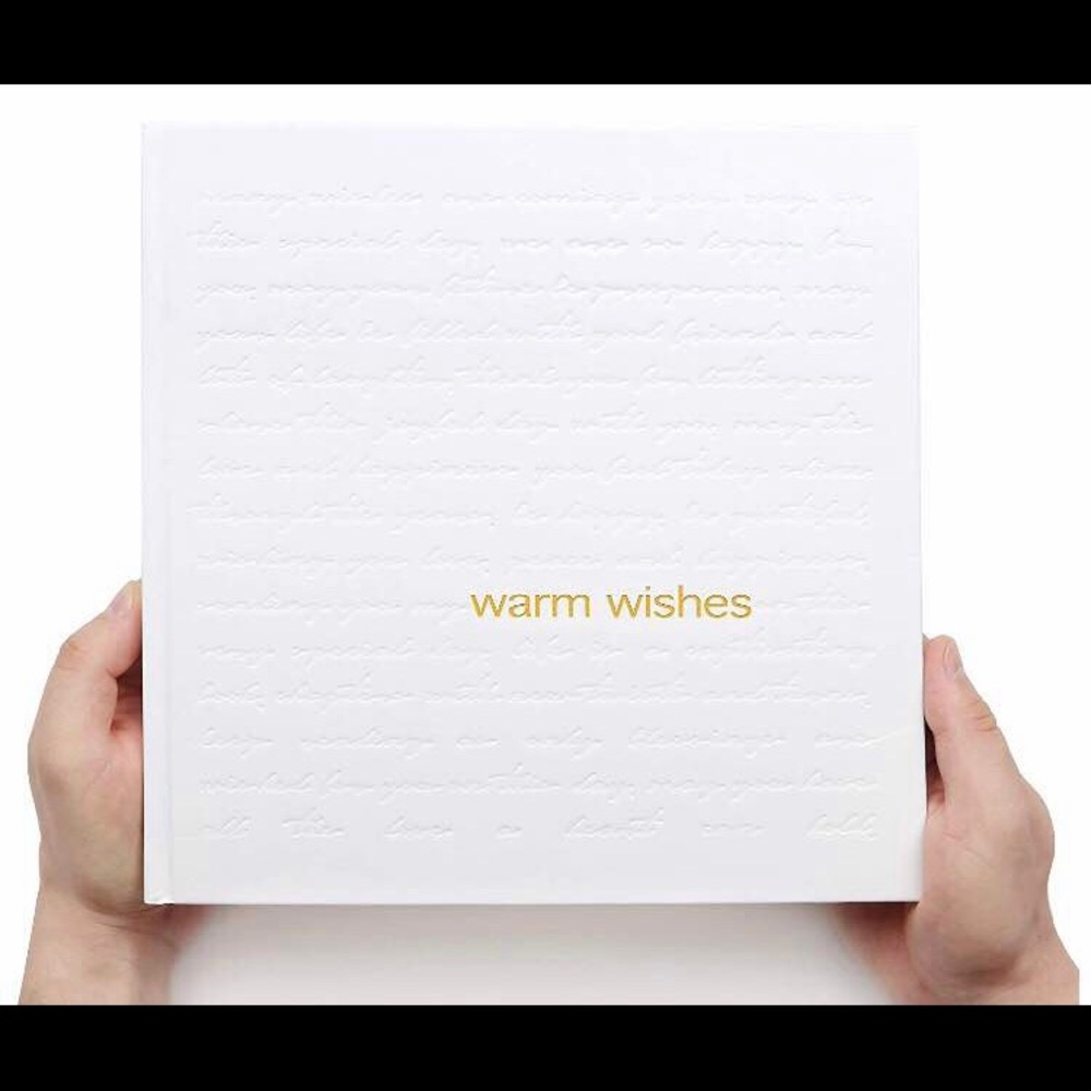 COPY - Guest Book - Large Size 10 in x 10 in White Hardcover